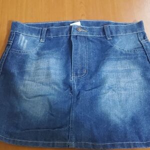 Denim Mini Skirt